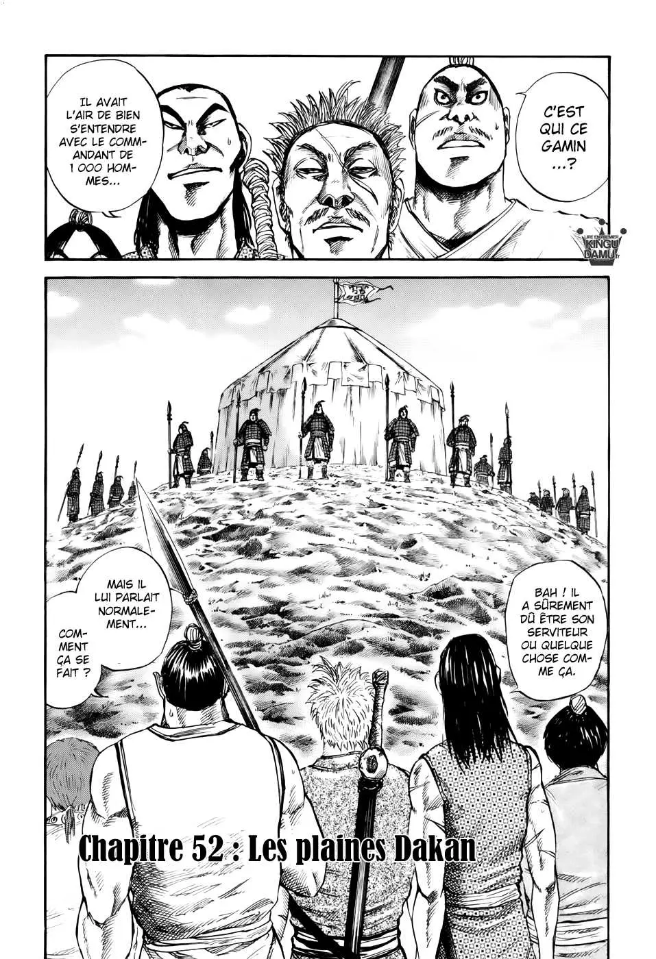 Kingdom – Chapitre 52 – Page 1 Kingdom – Chapitre 52 – Page 1